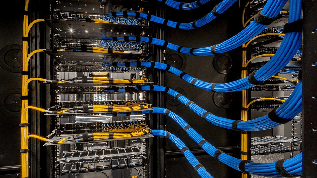 Representation of proper structured cabling for your business.